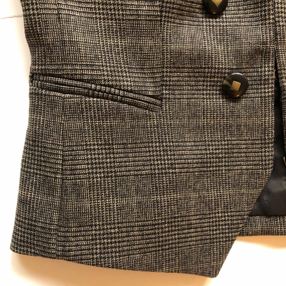 NWT Antonio Melani Glen Plaid Vest - Picture 8 of 16